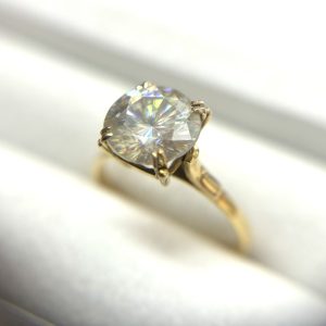 K18 ジルコニア付き リング