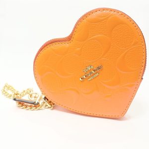 COACH コーチ ハートシェイプ ミニポーチ
