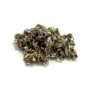 K18/Pt850 コンビ ネックレス