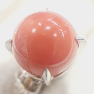 K18 リング 血赤珊瑚