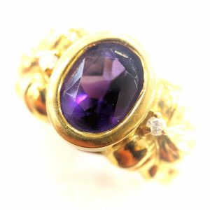 K18 アメジストリング