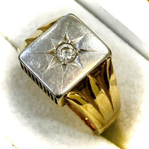 K18 Pt850(18金 プラチナ850)メレダイヤ リング