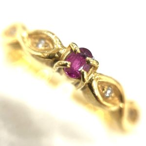 K18 ルビーリング