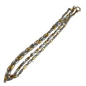 K18 Pt850 ハーフ ネックレス