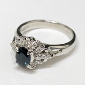 Pt850 サファイア リング アクセサリー