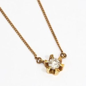 K18 18金 ダイヤモンド ネックレス