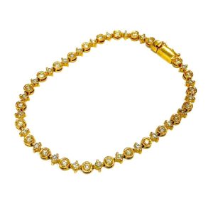 K18 テニスブレスレット