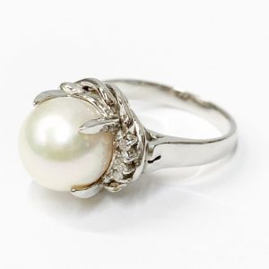 Pt900 パール リング  アクセサリー 真珠