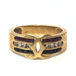 K18 ダイヤモンド付きリング｜前橋市古市町