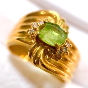 K18(18金) トルマリン リング