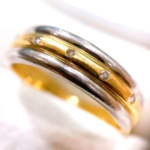 K18 Pt900(18金 プラチナ900) リング