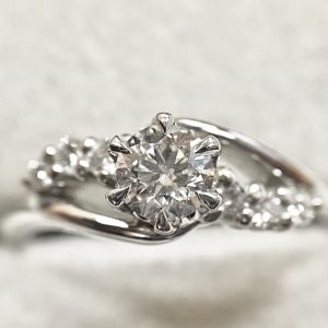 Pt900 ダイヤモンド リング