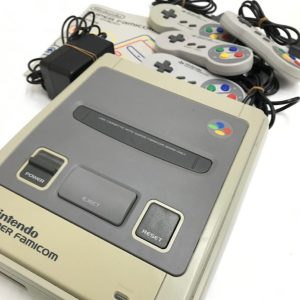 SFC(スーパーファミコン) 本体 コントローラー+3色ケーブル+ACアダプター付き