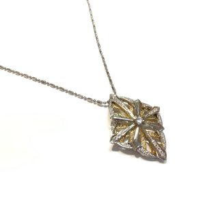 Pt850 ネックレス K18/Pt900 トップ