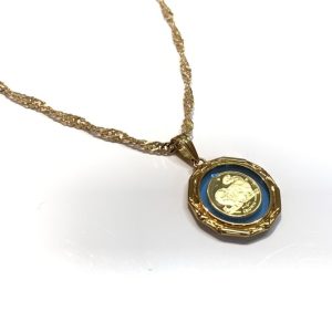 K18 Pt850 ネックレス キャット金貨 トップ