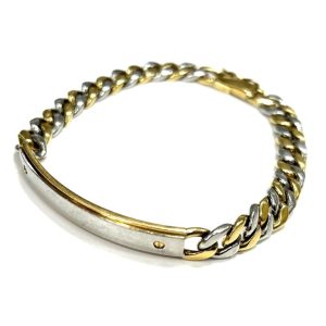 K18 Pt850 18金・プラチナハーフ 喜平ブレスレット