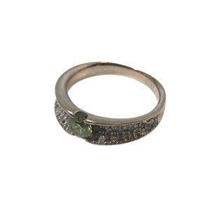 K18WG カラーダイヤリング