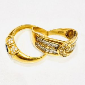 K18 リングおまとめ 歪みあり