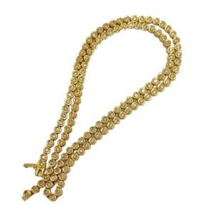 K18 メレダイヤ付ネックレス