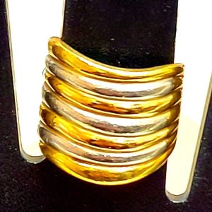 K18/Pt900 コンビ リング