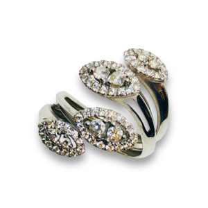 K18WG メレダイヤ リング アクセサリー