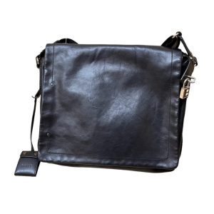 BALLY バリー ハンドバッグ レザー ネイビー