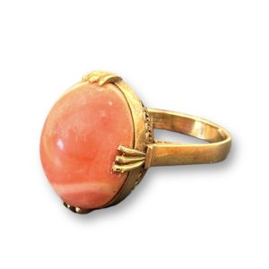 K18 珊瑚 リング アクセサリー
