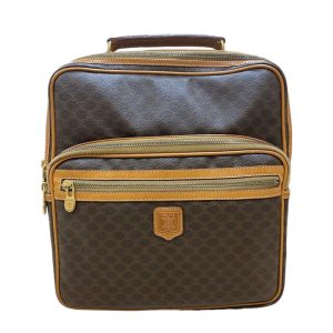 セリーヌ マカダム柄 ショルダーバッグ