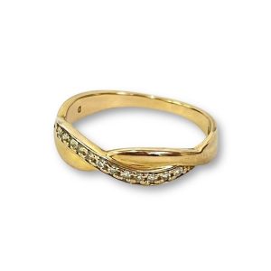 K18 18金 メレダイヤ リング アクセアサリー