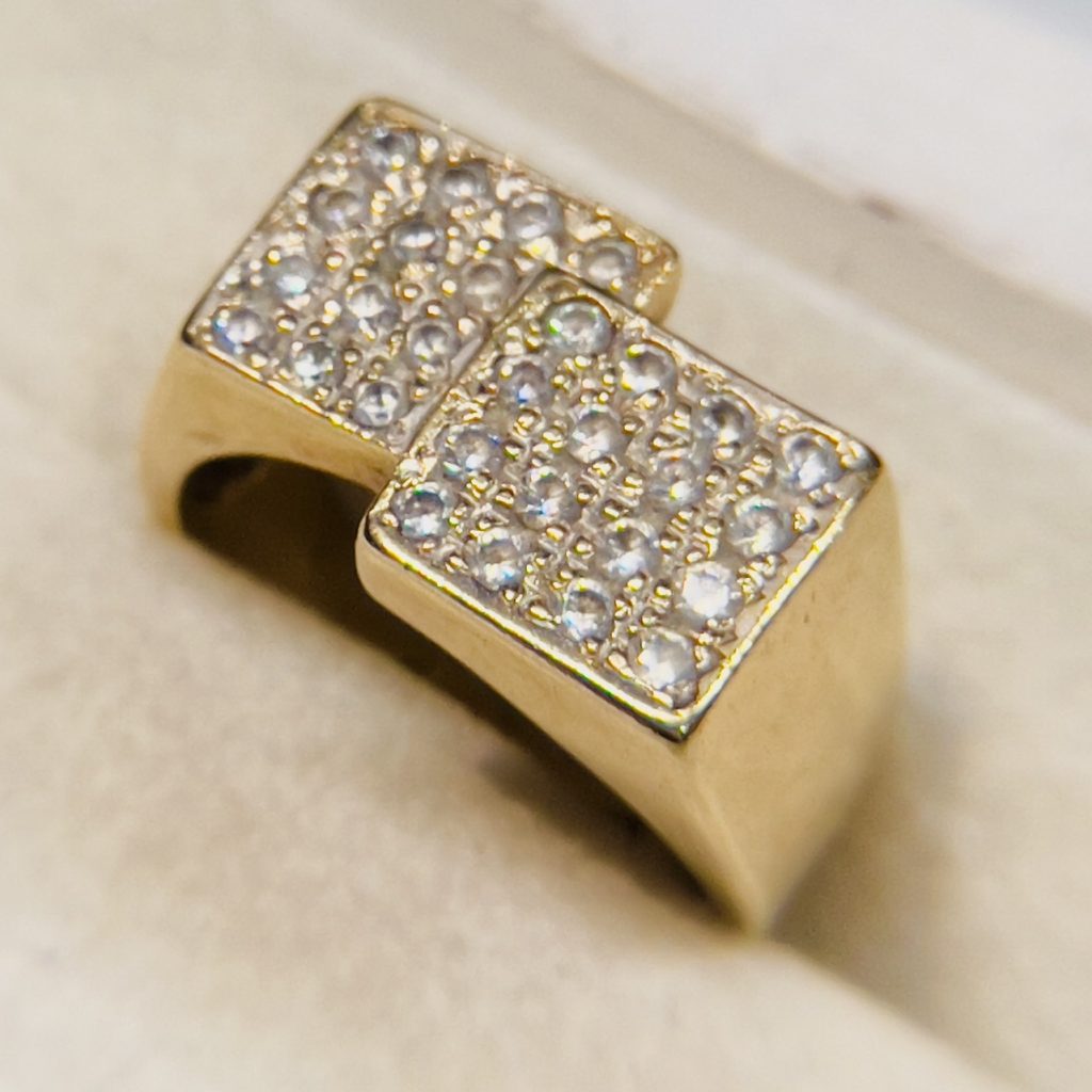 K14 14金 メレダイヤモンド リング 指輪