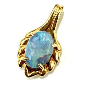 K18 オパール付きトップ