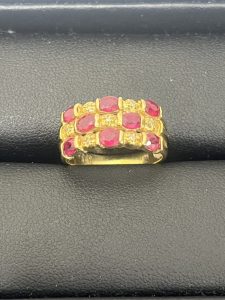 K18ルビーリング