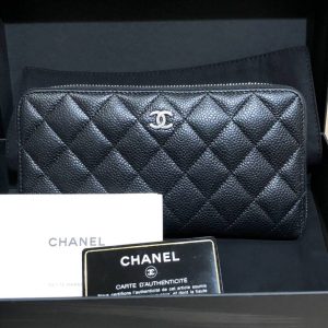 CHANEL ココマーク ラウンドファスナー 長財布