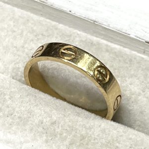 カルティエ CARTIER ミニラブリング イエローゴールド YG