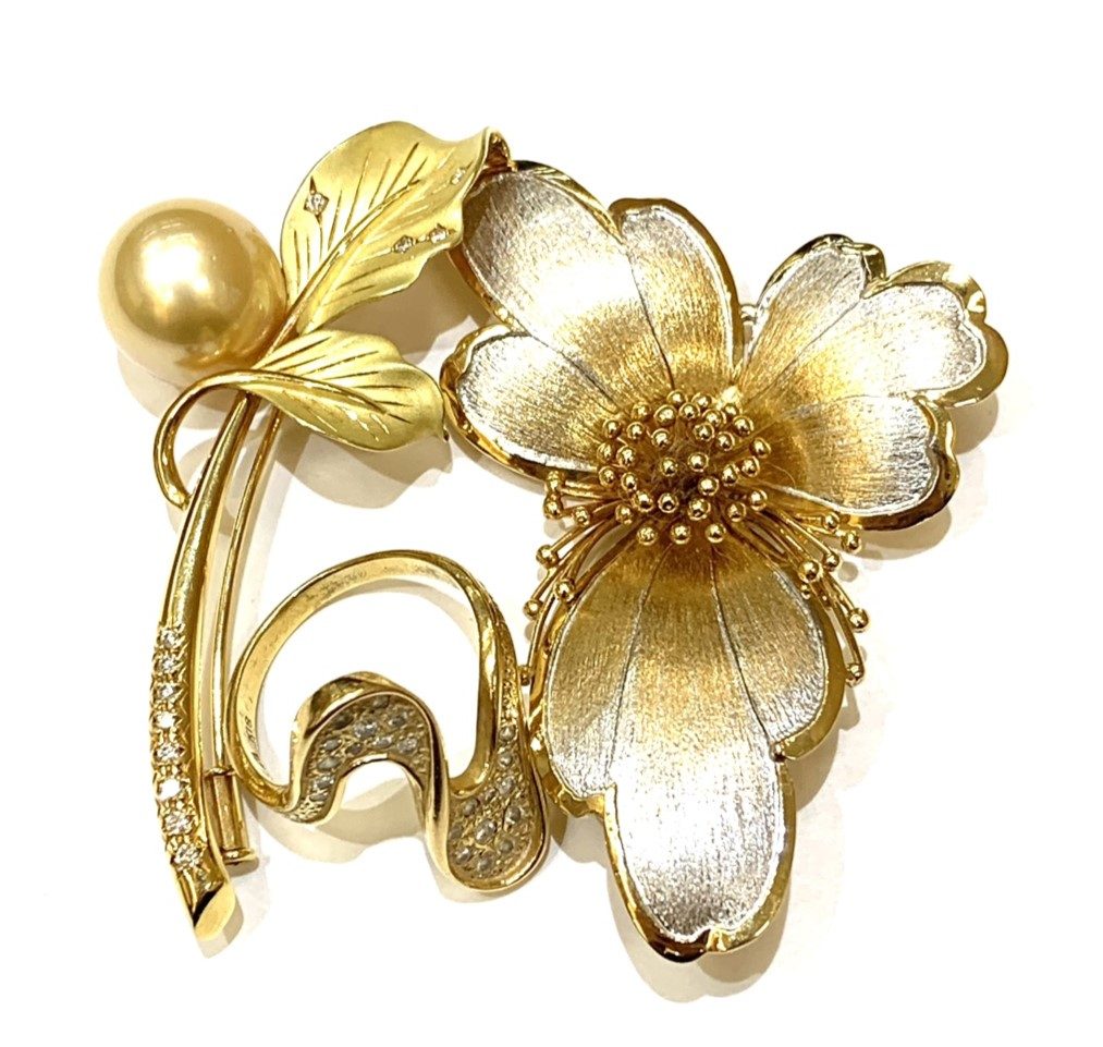 K18 ブローチの買取実績 | 買取専門店さすがや 