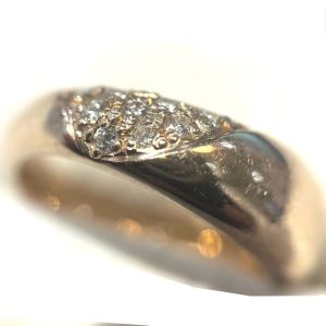 K18  18金  メレダイヤ  リング