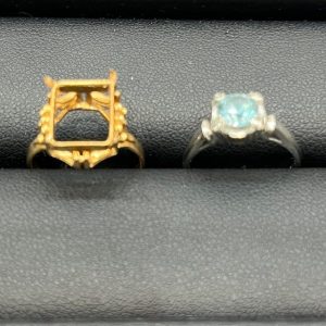 18金（K18）リング枠と14金（K14）WGリング｜戸田市本町