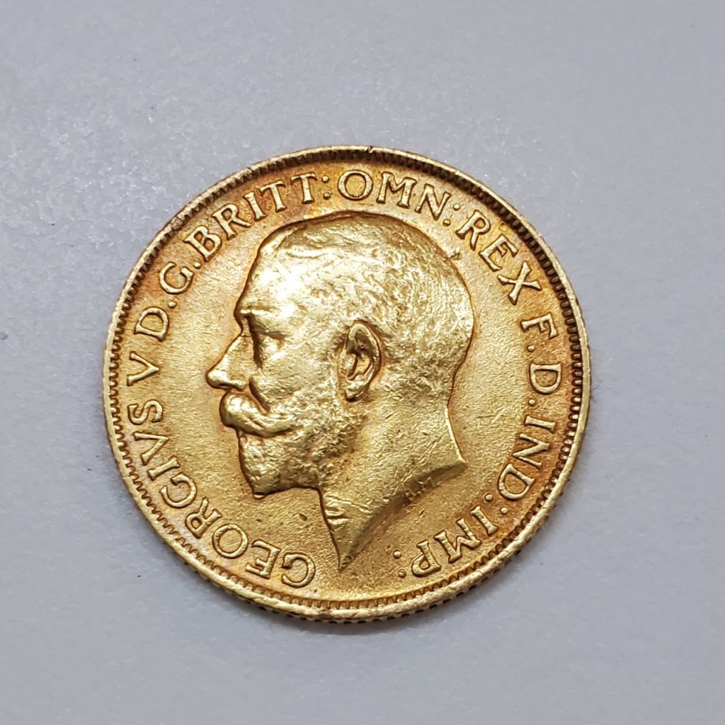 ジョージ5世 ソブリン 金貨 22金