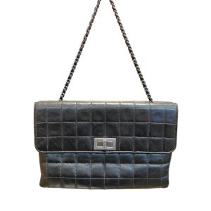 シャネル チョコバー ラムスキン チェーンショルダー 6番台