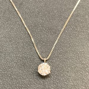 Pt850/Pt900ネックレス ダイヤ