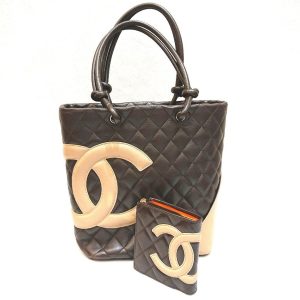 CHANEL シャネル カンボンライン 財布 ミディアムトートバッグ