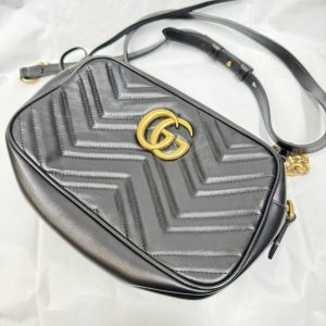 GUCCI ショルダーバッグ GGマーモント レザー 447632 グッチ