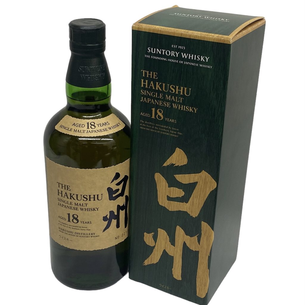 SUNTORY(サントリー) ジャパニーズウイスキー 白州18年の買取実績 