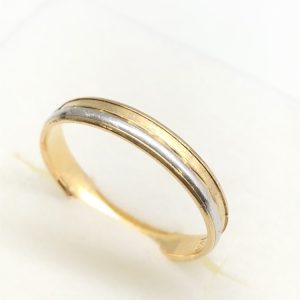 K18 Pt850 18金プラチナ850 コンビ リング