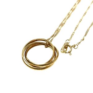 K18 18金 ベビーリング付き ネックレス