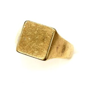 K18 18金 印台 リング