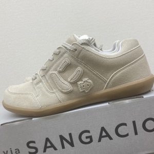 SANGACIO レザースニーカー ベージュ