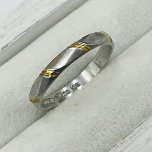 Pt900/K18リング
