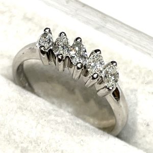 Pt850 ダイヤモンド付き プラチナリング