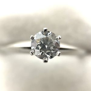 Pt950 ダイヤモンド0.48ct付き リング